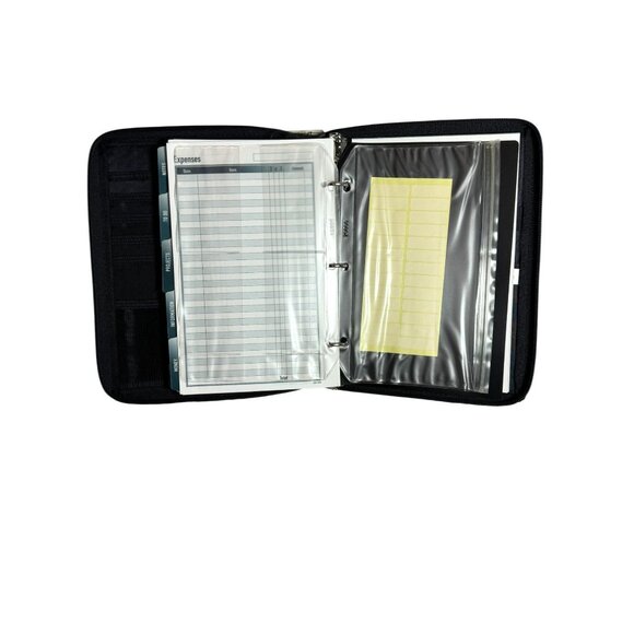Day Runner Fact Centre Personal Organizer 3-Ring Binder With Zippered Cover - Picture 5 of 11